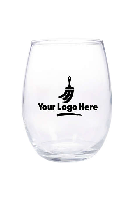 15oz Custom Logo Stemless Wine Glass