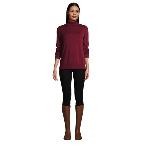 Feinstrick-Rollkragenpullover für Damen in Petite-Größe image number 4