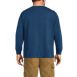 Men's Big and Tall Long Sleeve Rugby Crew Tee, Back