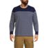 Men's Big Long Sleeve Rugby Crew Tee, Front