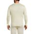 Men's Big and Tall Silk Long Underwear Crew Neck, Back
