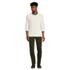 Men's Cotton Blend Aran Cable Crew Neck Sweater, alternative image
