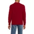 Men's Cotton Blend Aran Cable Crew Neck Sweater, Back