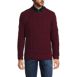 Men's Cotton Blend Aran Cable Crew Neck Sweater, Front