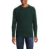 Men's Cotton Blend Aran Cable Crew Neck Sweater, Front