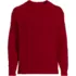 Men's Cotton Blend Aran Cable Crew Neck Sweater, Front