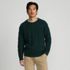 Men's Cotton Blend Aran Cable Crew Neck Sweater, Front