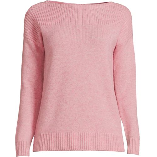 Women's Relaxed Cashmere Boatneck Jumper Lands' End