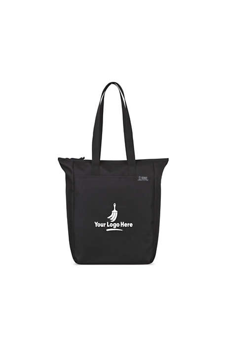 Renew Recycled rPET Custom Logo Zipper Tote Bag