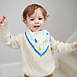 GooseWaddle Muslin Terry Cloth Baby Bib Set - 2 Pack, alternative image