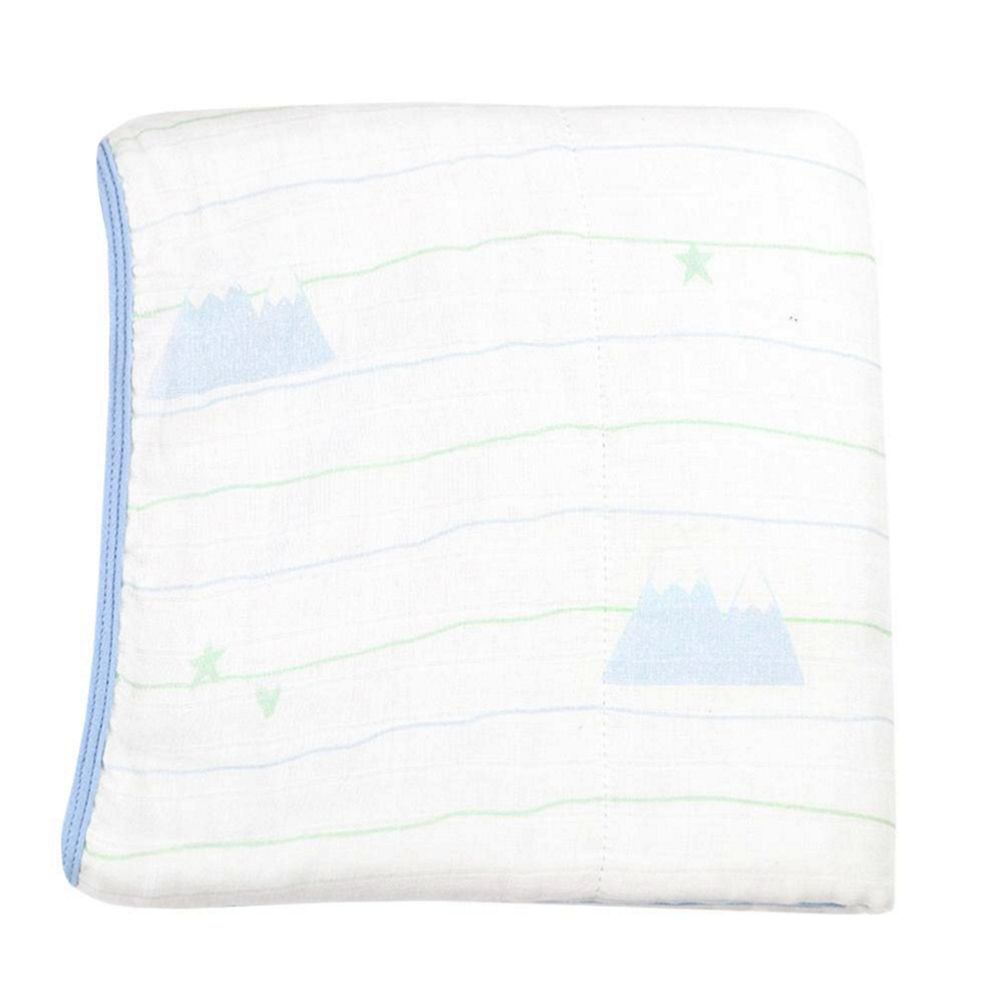 Triangle and Terra Cotta Oversized Bamboo Muslin Quilted Blanket -  Goosewaddle®