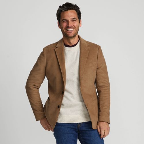 Blazer en Velours Cotele Stretch Homme Stature Standard Lands End