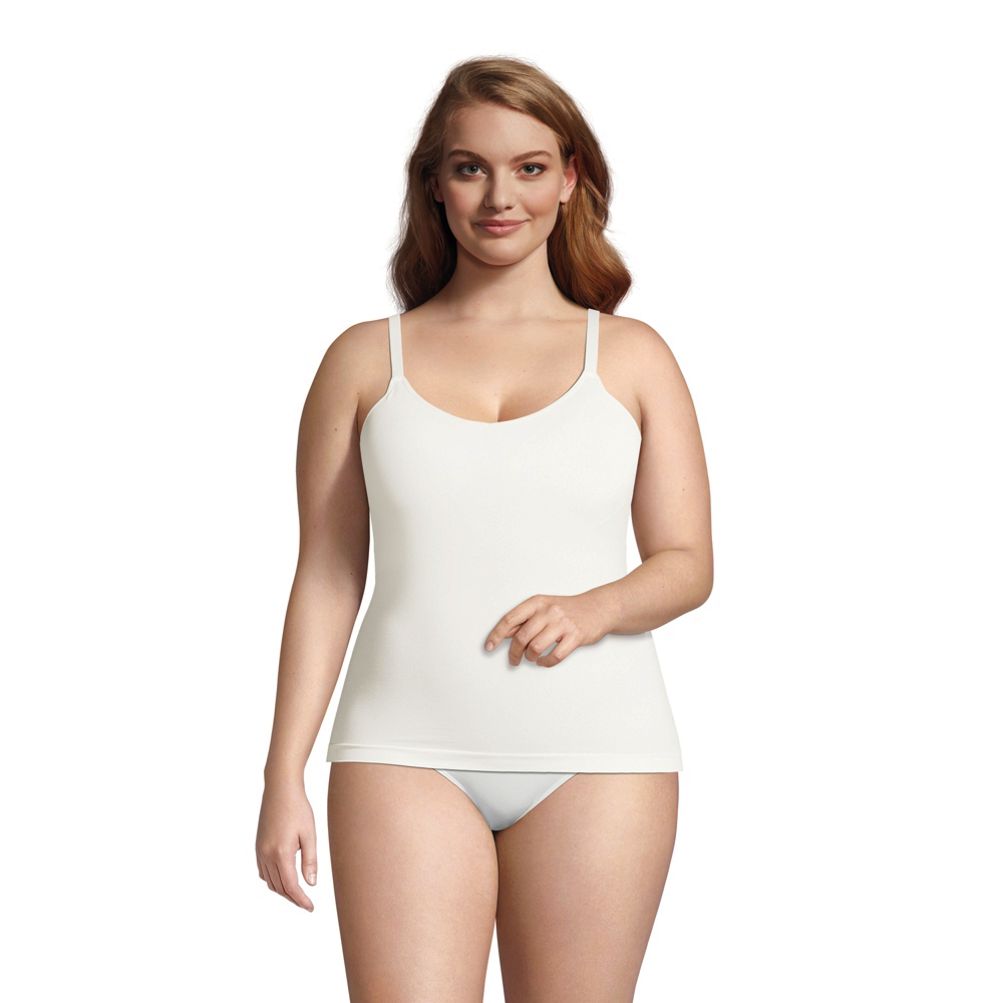 Women's Seamless Cami with Built in Bra | Lands' End
