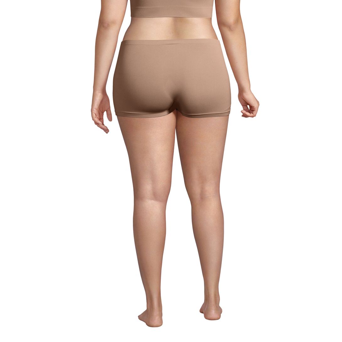 Women's Seamless Mid Rise Boyshort Underwear - 3 Pack