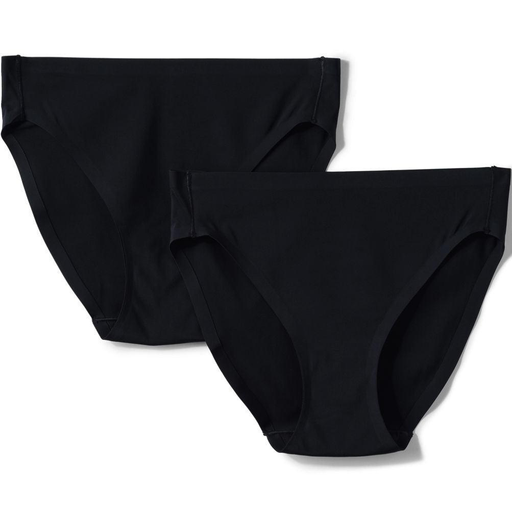 Women's Invisible Low Rise Bikini Underwear- 2 Pack