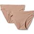 Women's Invisible Low Rise Bikini Underwear- 2 Pack, Front