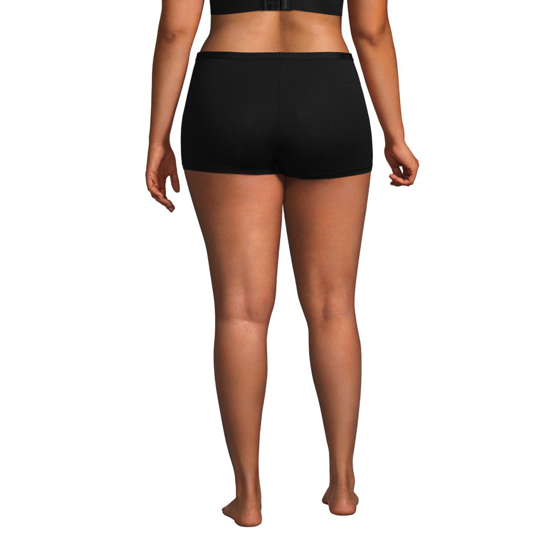 Women's Comfort Knit Mid Rise Boyshort Underwear - 2 Pack