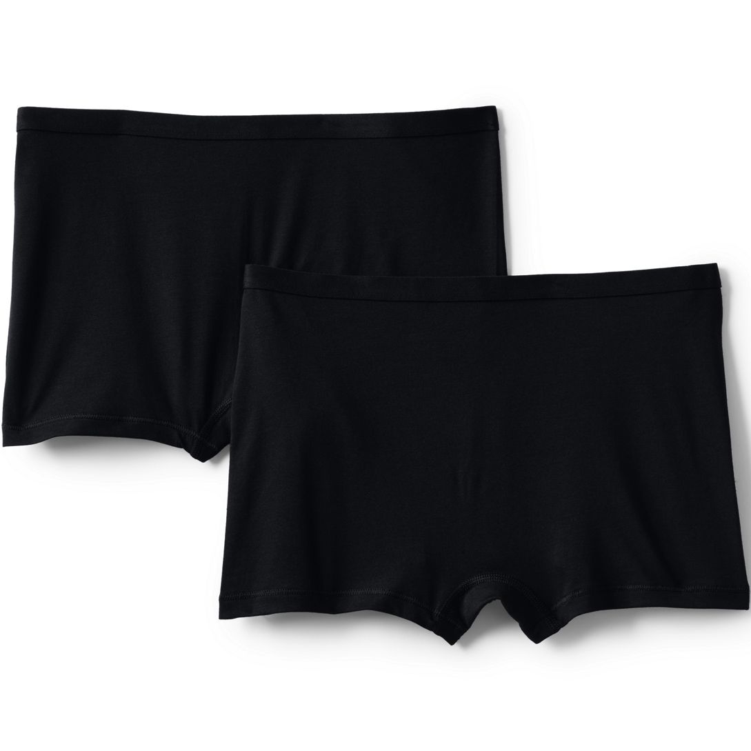 Women's Comfort Knit Mid Rise Boyshort Underwear - 2 Pack