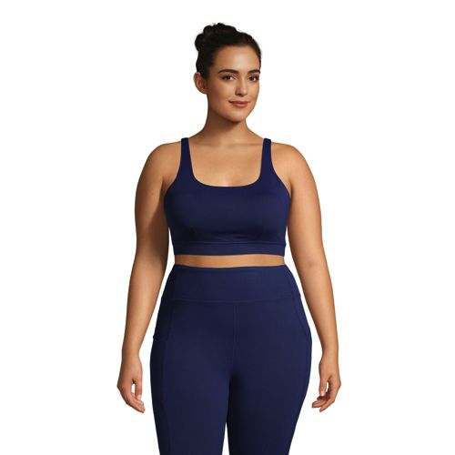 Navy Blue Colour Comfort Sports Bra