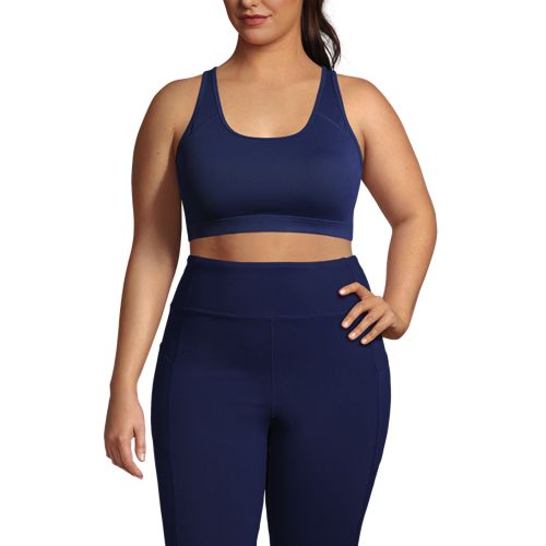 Balance Collection Yoga Top Sports Bra Removable Padding Non-Wired Med