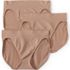 Women's Seamless Mid Rise High Cut Brief Underwear - 3 Pack, Front