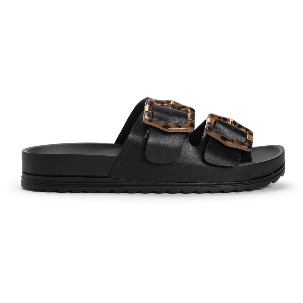 Muk Luks Women's Grand Cayman Buckle Slip On Sandals | Lands' End