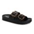 Muk Luks Women's Grand Cayman Buckle Slip On Sandals, Front