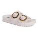 Muk Luks Women's Grand Cayman Buckle Slip On Sandals, Front