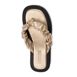 Muk Luks Women's Club Miami Metallic Platform Sandals, alternative image