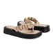 Muk Luks Women's Club Miami Metallic Platform Sandals, alternative image