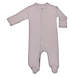 Apple Park Baby Organic Cotton Solid Long Sleeve Footie, Front