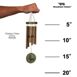 Woodstock Chimes Habitats Butterfly Wind Chime with Removable Windcatcher, alternative image