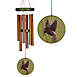 Woodstock Chimes Habitats Hummingbird Wind Chime with Removable Windcatcher, Front