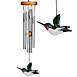 Woodstock Chimes Hummer Wind Chime with Hummingbird Windcatcher, Front