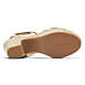 Rockport Women's Vivianne T-Strap Leather Platform Sandals, Back