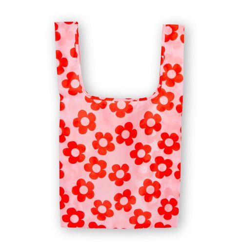 Donna Shopping Bag Red White