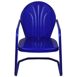 Northlight Outdoor Retro Metal Tulip Patio Dining Chair, alternative image
