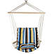 Northlight Outdoor Striped Hanging Hammock Chair, Front