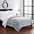Cannon Cozy Teddy Plaid Sweater Knit Blanket, alternative image