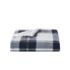 Cannon Cozy Teddy Plaid Sweater Knit Blanket, Front
