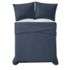 Charisma 310 Thread Count Solid Cotton 3 Piece Duvet Cover Set, alternative image