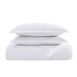 Charisma 310 Thread Count Solid Cotton 3 Piece Duvet Cover Set, Front