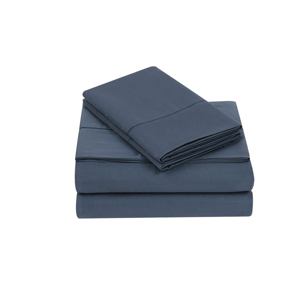 Cotton Solid Colored Bed Sheet Set