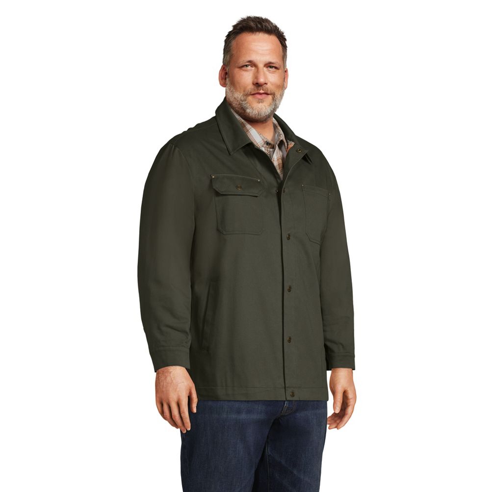 Blake Shelton x Lands End Men s Big Cotton Lined Chore Utility