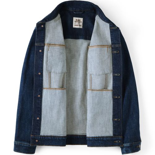 Lands end denim jacket sale