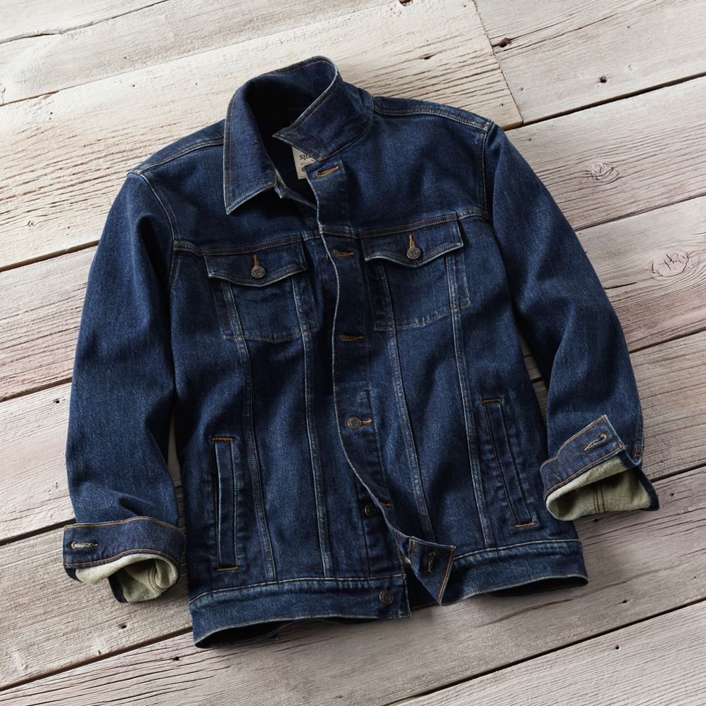 Lands end shop jean jacket