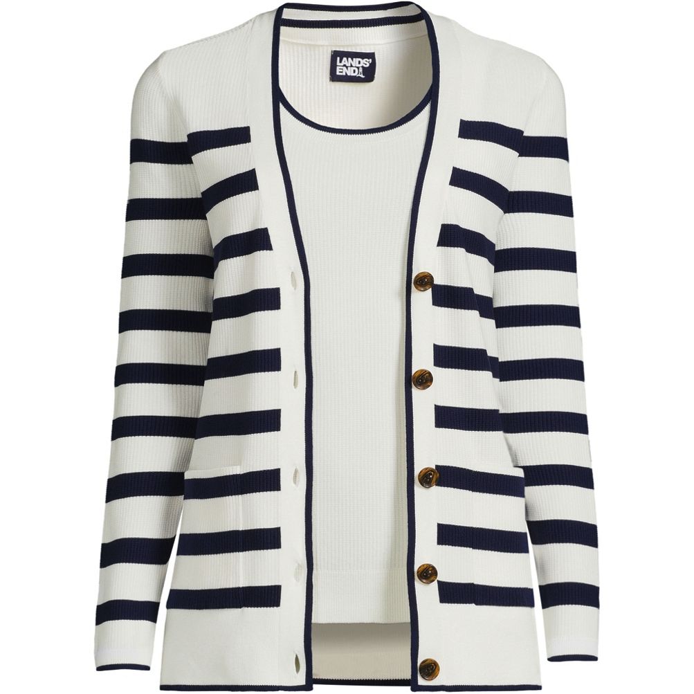 Lands end white clearance cardigan