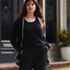 Women's Fine Gauge Cotton Cardigan and Tank Sweater Set, alternative image