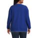 Women's Plus Size Fine Gauge Cotton Cardigan and Tank Sweater Set, Back