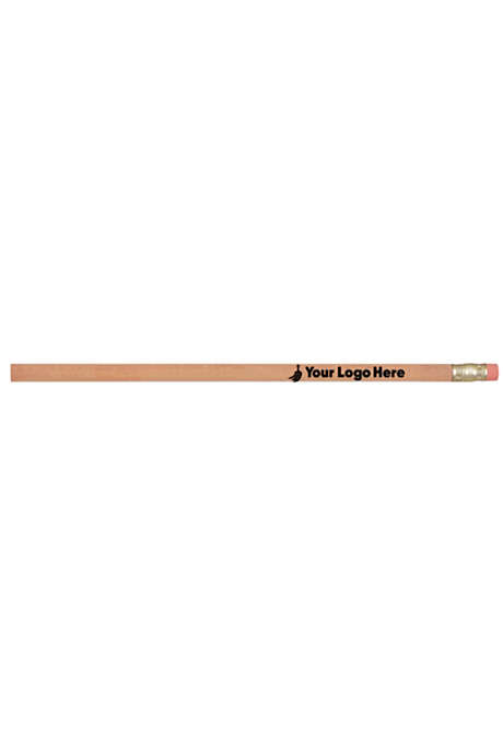 Natural Wood Custom Logo Pencil